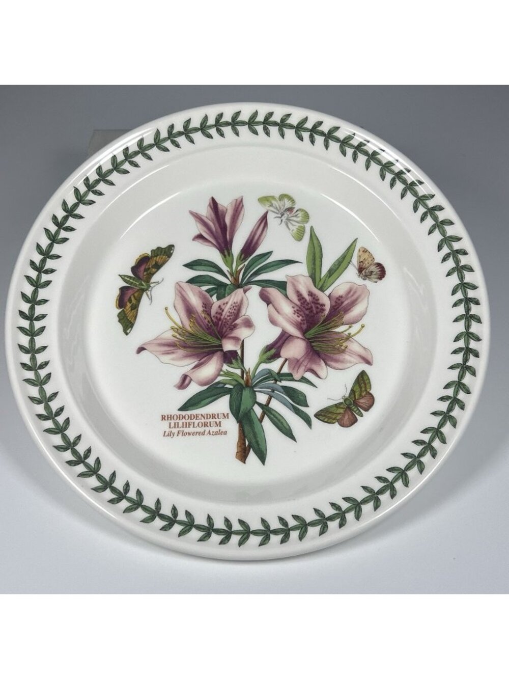 Portmeirion Botanic Garden Dinner Plate Lily Flowered Azalea Made in England